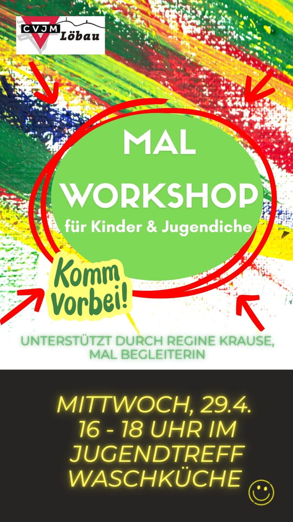 Mal-Workshop f&uuml;r Kinder und Jugendliche 